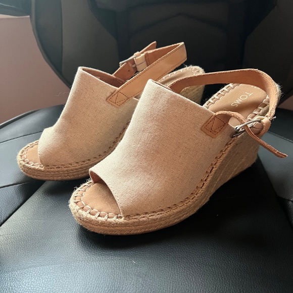 TOMS Ortholite Monica Wedges - Picture 4 of 6